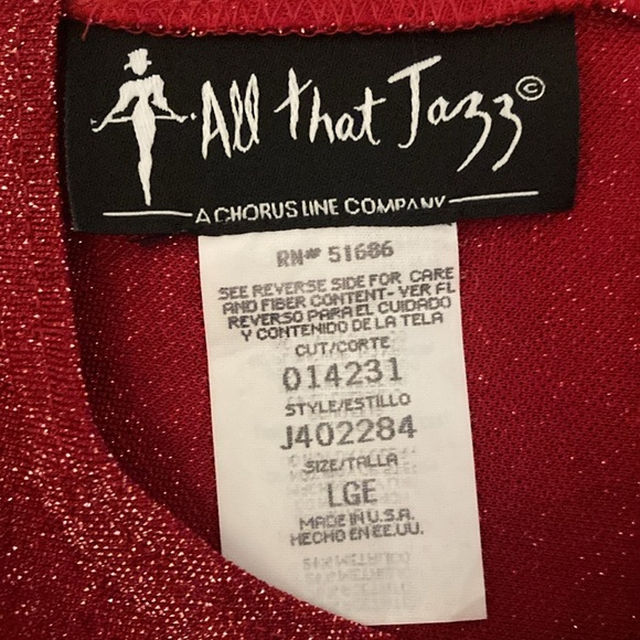 Vintage Red Sparkly Shift Dress by All That Jazz - Size 4-6 90's Y2K - Picture 5 of 12